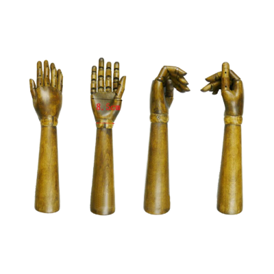 Long Wrist Wooden Hand