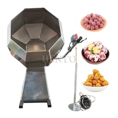 Octagonal Seasoning Coating Machine / Peanuts Seasoning Machine / Seasoning Drum Machine