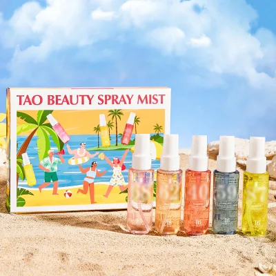 Wholesale Beach Fragrance Spray Set Non Alcoholic Long Lasting Floral Fruit Body Mist Niche Perfume 40ml