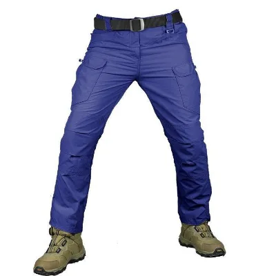 New Arrival in Stock Summer Nylon Camo Mens Multi Pocket Cargo Pants Breathable Outdoor Camping Hunting Trousers