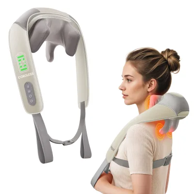 Upgrade 4D Massage Neck and Shoulder Deep Kneading Hand Free Massage Shawl With Heating