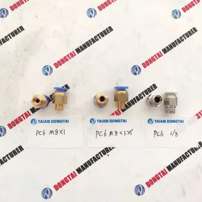 No.007(5-2) Injector Fuel Return Connector PC6 M8*1 PC6 M8*1.25 PC6 1/8