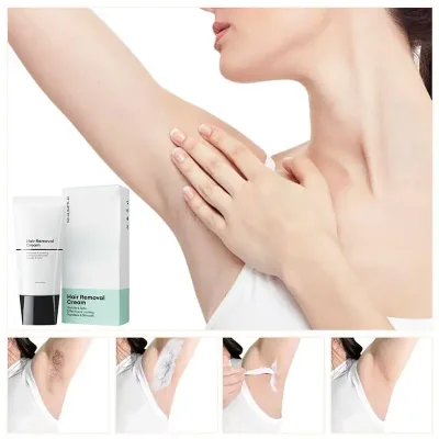 Vitamin E Beeswax Hair Removal Cream Moisturizing and Hydrating Whole Body Private Body Armpit Cream With Honey Scent