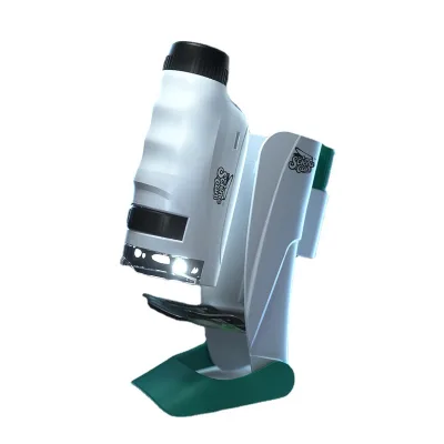 Kids Microscope Small Portable Biological STEAM Experimental Toy Mini Microscope for Student