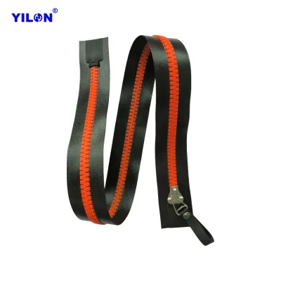 Orange Waterproof and Airtight Zipper for Storage Bag of Inflatable Boat to Protect Important Items From Rain Water Dust Air