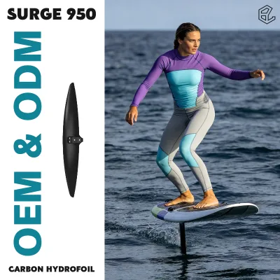 Australia Gold Coast Surf Foil AXIS SURGE 950 Carbon Front Wing 949cm2 Small Wave Early Lift Pump Carving Performance