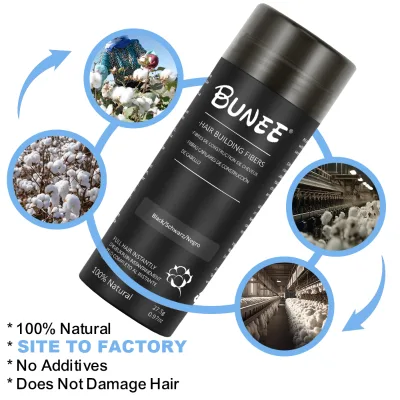 Hot Sale Keratin Hair Building Fiber Organic Styling Keratin Hair Extention Fiber 25/50/100g Bulk Thinning Hair Fiber
