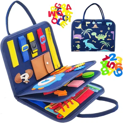 Basic Skills Activity Toys for Children, My Pre-school Early Education, Customized for Children, Sensory Busy Board