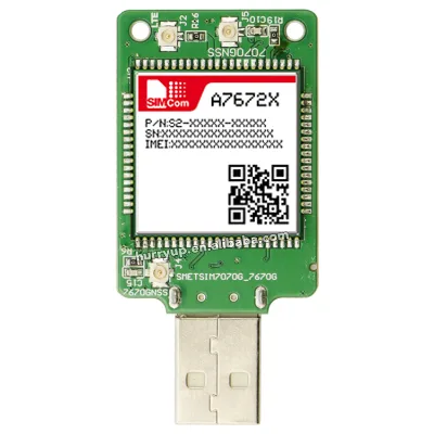 SIMCom A7672SA 4G Dongle Cat1 10Mbps/5Mbps Support GSM/GPRS/LTE Wireless Communication
