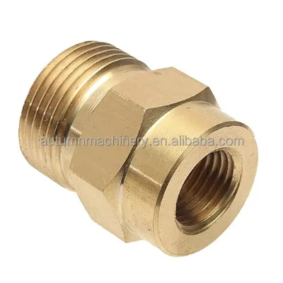 1/4 Fm22 Brass Adapter for High Pressure Water Tools and Cleaning Equipment