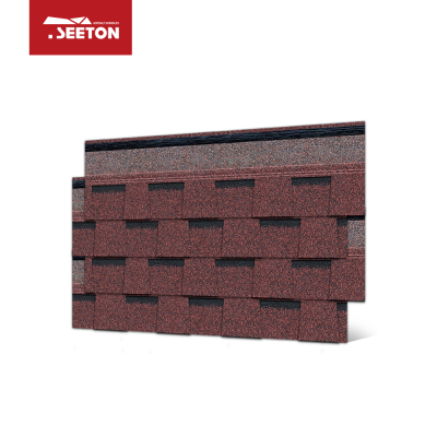 Laminated Ocean Red Asphalt Roofing Shingles