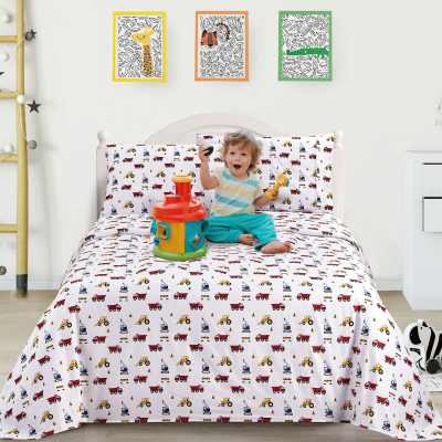 Wholesale Soft Microfiber Boys Bedding Sheet Sets Sheet Set