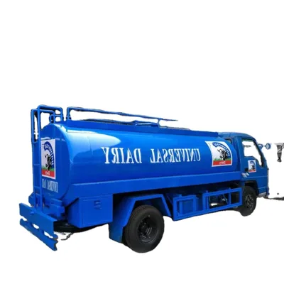 Hot Selling FOTON 4X2 6 Wheels 5000L Milk Tank Truck 5m3 Delivery