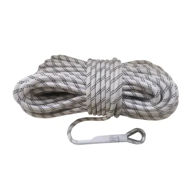 Fire Rescue Safety Rope 12mm 100m Kernmantle Nylon 38kN Abrasion/Cut Resistant Firefighter Load-Bearing