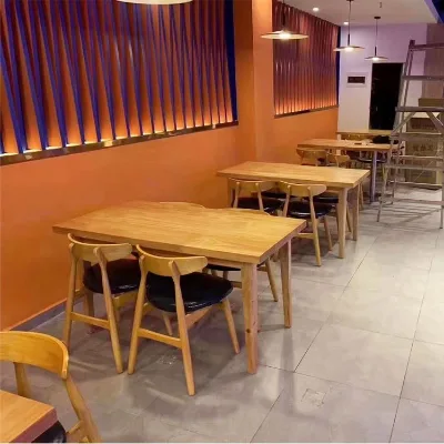 Modern Luxury Restaurant Metal Table and Chair Set with Booth for Coffee/Dessert Shops Outdoor & Park Use