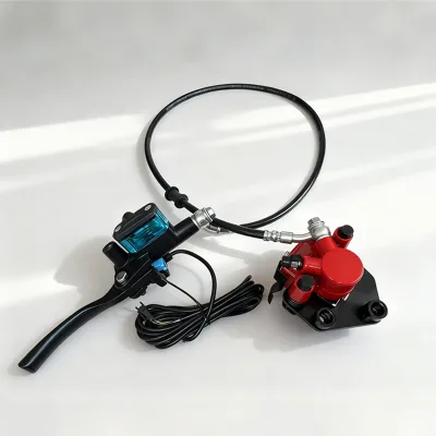 Minako Front Hydraulic Brake Assembly Compatible with Minako Monster Cargo E-Bikes Replaceable Brake System for Ebike Parts