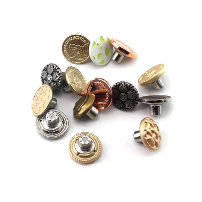 Button Pins for Jeans, No Sew and No Tools Instant Jean Button Pins for Pants, Simple Installation, Reusable and Adjustable