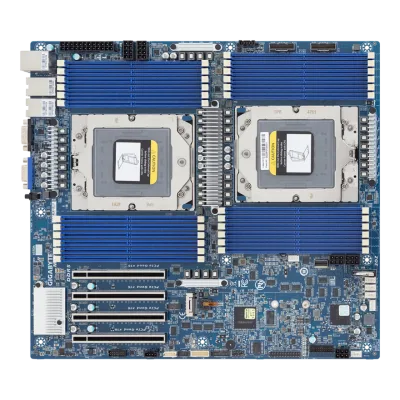 Brand New GIGABYTE Dual Channel Workstation/Server Motherboard MZ73-LM1 Supports AMD EYPC 9004/9005 DDR5 RAM 3-year Warranty