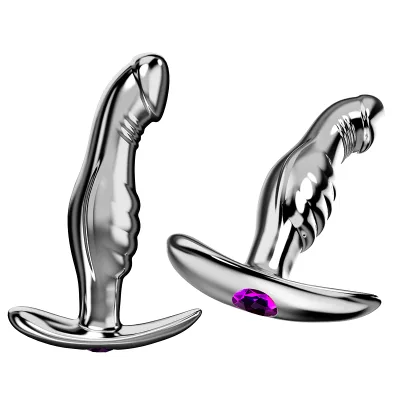 Stainless Steel Anal Plug for Women & Men-Durable Easy to Clean Prostate Massage Butt Plug