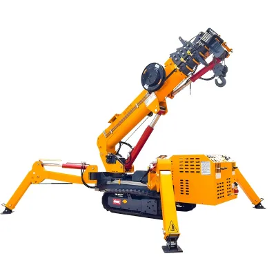 Best Selling Spider Crawler Cranes with JIB Arm 1.2T to 12T Rough Terrain Cranes