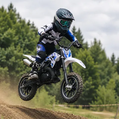 Hot Selling 50Cc 2 Stroke Max Load 100 Kg Mini Dirt Bike Mountain Road Youth Motorcycle
