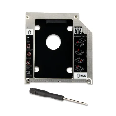 Wholesale Brand New Second Bracket Tray for MacBook PRO 466 470 SATA 3.0 9.5MM Slim 2nd HDD Caddy