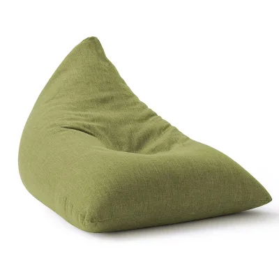 Large Manufacturer Triangle Bean Bag Living Room Bean Bag Chair Skin-friendly Modern Beanbag Sofa for Indoor