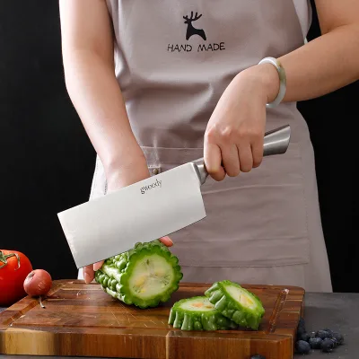 Chinese Hot Selling Stainless Steel Kitchen Knife Set Metal Handle Chef Cooking Tools Butcher Knives Utility Paring Cutting