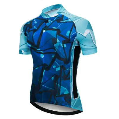 Wholesale Custom Made Breathable Lightweight Mens Cycling Uniforms Comfortable Stylish Quick Dry Cycling Jersey