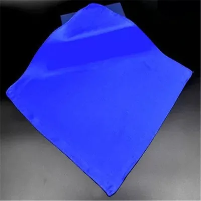Wholesale Graceful Luxury Duechess Pocket Square Solid Color Pure Silk Handkerchief for Women Girl Gift Christmas