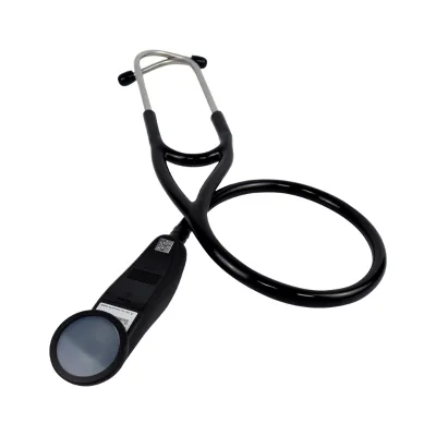 EUR VET Smart Electronic Stethoscope Digital Heart Lung Sound Monitor Stainless Steel Veterinary Medical Diagnosis Device