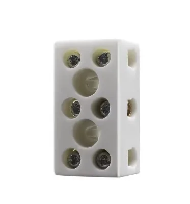 2026 New Infrared Heating Lamp Terminal Blocks Ceramic Connector Heat Element Parts Lamp Holders Bases Outdoor Use 250V 2-Year