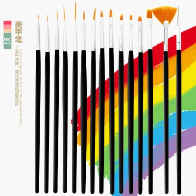 Popular Nail Polish Applicator Brush Nail Gel Art Design Brush Set Nails Brush Art Line Tools