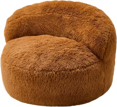 Hot Sale Customized Modern Living Room Bean Bag Chairs Indoor Lounge Round Foam Bean Bag Sofas