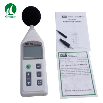 TES-1357 Noise Dose Tester Decibel Meter Range From 30 to 130dB with A&C Frequency