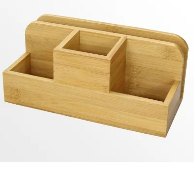 Bamboo Desk Organiser Bamboo Stationery Box Organiser