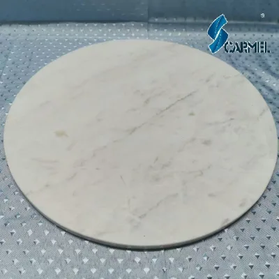White Marble Tray Natural Stone Cararra White Marble Tray for Hotel Home Decoration