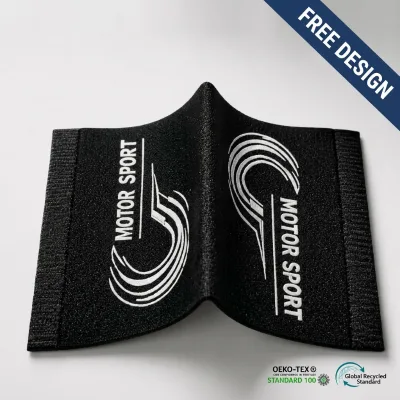 OEM Custom Woven Polyester Eco-Friendly Durable Washable Silk Screen Printed Satin Damask Sew Neck Tag Clothing Labels Garment