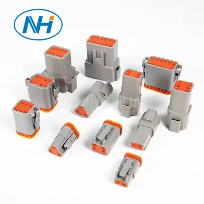 OEM Good Quality Deutsch Waterproof Automotive Connector DT DTM DTP DC 2 4 6 8 12pin DTM06-6S