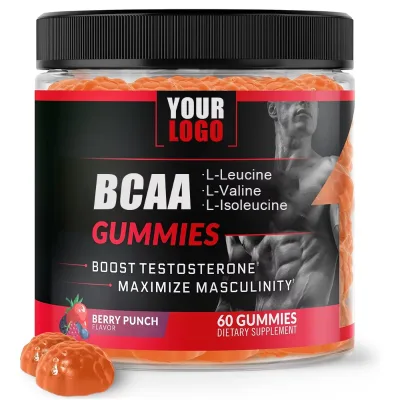 OEM ODM BCAA Gummies Supplement Fitness Energy Gummies Supplement for Muscle Building with L-Leucine