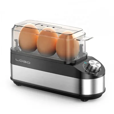 Direct Manufacturer Household Multi Colors Stainless Steel  Electric 3 in 1 Auto-off Mini Rapid Egg Cooker