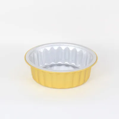 Customizable Color 4.72 Inch diameter Aluminum Foil Cupcake Liners 1000pcs/Pack for Baking Premium Foil Containers