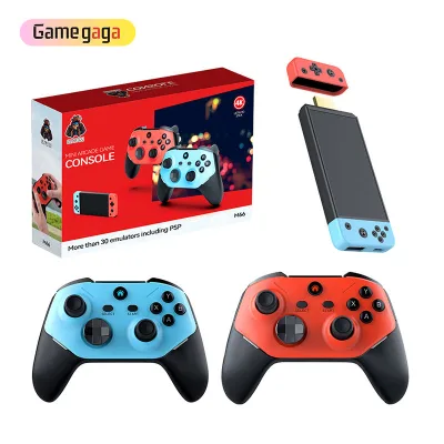 Gamegag M66 Game Stick TV Game Console 4K 64G 20000+ Games HD TV Support Wireless 2.4GHz for PSP PS1