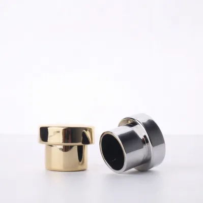 Wholesale Silver Round Perfume Bottle Cover Cap Hot Selling Plastic Lid for Perfume Bottles