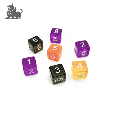 Wholesale Custom Colorful Promotional Entertainment Acrylic Dice