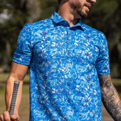 Custom OEM Logo New Arrivals Sublimation Quick Dry Short Sleeve Leisure Golf Polo Shirt T-shirt for Summer