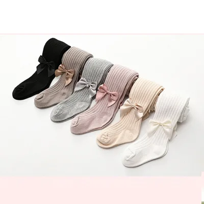Fashion Children Pantyhose Kids Tights Ribbed Leggings Cotton Stockings Lovely Girl Pantyhose Stockings