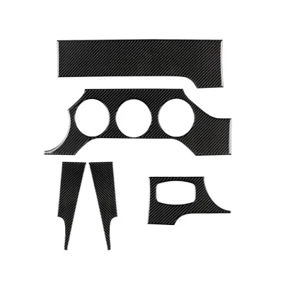 Selling Car Interior Carbon Fiber Dashboard Panel Set Stickers for Ford Mustang