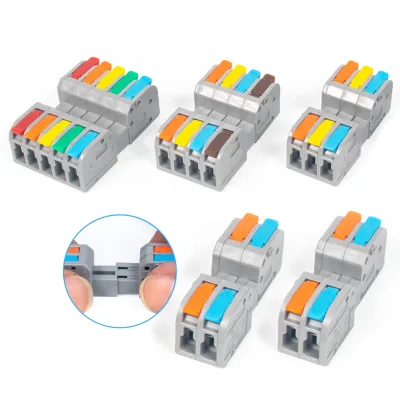 Female/male Splicing Terminal Led Wire Quick Coupler Marfione Terminal Block Lever Nut Wire Conductor