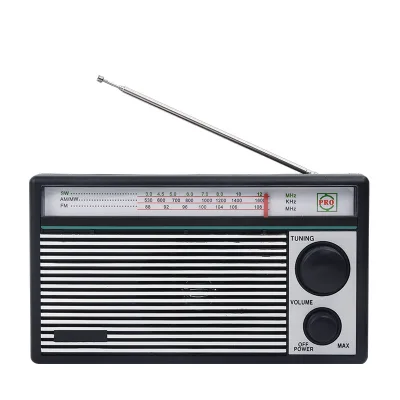 Portable FM/AM/SW Multiband Radio Stereo Classic Vintage Design Sound Pointer Radio Built-in Speaker Dual-Band Receiver